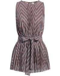 Kaos - Plum Top Polyamide, Metallic Polyester, Viscose - Lyst