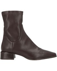 SERGIO NAVA - Chocolate Ankle Boots Leather - Lyst