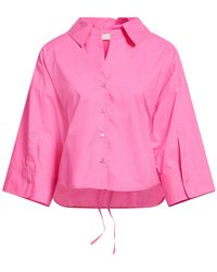 19.70 Nineteen Seventy - Fuchsia Shirt Cotton - Lyst
