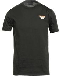 Emporio Armani - Dark T-Shirt Cotton - Lyst