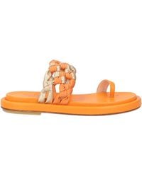 Fabi - Thong Sandal Leather - Lyst