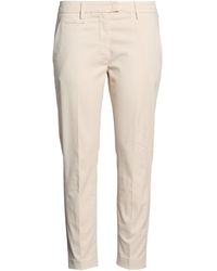 Dondup - Cream Pants Cotton, Lyocell, Elastane - Lyst