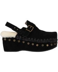 Mou - Mules & Clogs Cow Leather, Sheepskin - Lyst