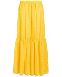 Jijil - Maxi Skirt Polyester, Cotton - Lyst