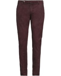 Entre Amis - Plum Pants Cotton, Elastane, Polyurethane, Polyamide - Lyst