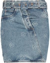 Martine Rose - Denim Skirt Cotton - Lyst