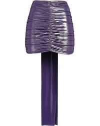 Aniye By - Mauve Mini Skirt Polyester, Elastane - Lyst