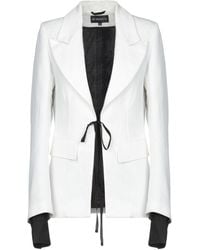 Ann Demeulemeester - Blazer Linen, Cotton - Lyst