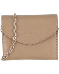 Il Bisonte - Taupe Crossbody Wallet Leather - Lyst
