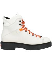 Santoni - Ankle Boots Leather, Textile Fibers - Lyst
