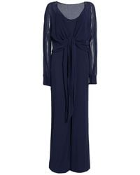 Elena Miro - Midnight Jumpsuit Polyester, Elastane - Lyst