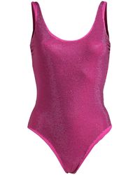 Fisico One-piece Swimsuit - Purple