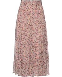 Vanessa Skirt ba&sh, Multicolored-pink-print, Female, Size L