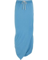 Rick Owens - Maxi Skirt Cotton - Lyst