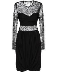 Roberto Cavalli Kurzes Kleid - Schwarz