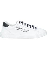 MSGM - Sneakers Leather - Lyst