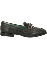 Paola D'arcano - Dark Loafers Leather - Lyst