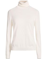 Barba Napoli - Ivory Turtleneck Cashmere - Lyst