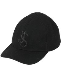 Jil Sander - Hat Cashmere, Calfskin - Lyst