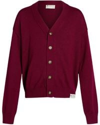 Caterpillar - Burgundy Cardigan Wool, Acrylic - Lyst