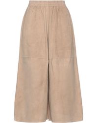 Co. Cropped Trousers - Natural