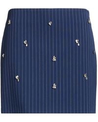 Marella - Midnight Mini Skirt Polyester, Viscose, Elastane - Lyst