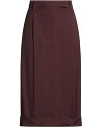 Brunello Cucinelli - Midi Skirt Acetate, Viscose - Lyst