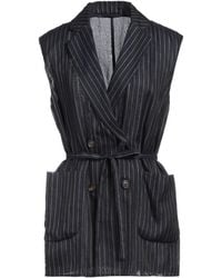 Brunello Cucinelli - Midnight Blazer Cotton, Cupro, Polyester, Brass - Lyst
