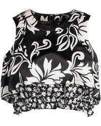 Sacai - Top Polyester - Lyst