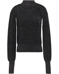 Roberto Collina - Turtleneck Merino Wool, Viscose, Metallic Polyester - Lyst