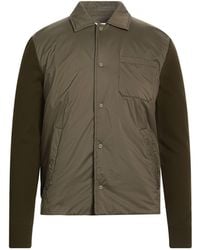 Herno - Khaki Jacket Cotton, Polyester, Polyurethane, Polyamide - Lyst