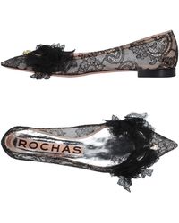 rochas ballet flats