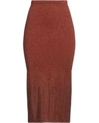 Sandro - Midi Skirt - Lyst