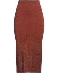 Sandro - Midi Skirt - Lyst