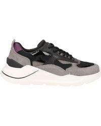 Date - Sneakers Leather, Textile Fibers - Lyst