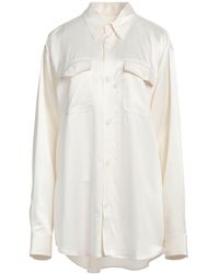 Ami Paris - Ivory Shirt Cupro, Virgin Wool, Viscose - Lyst