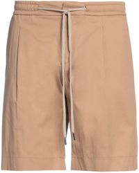Hōsio - Camel Shorts & Bermuda Shorts Cotton, Elastane - Lyst