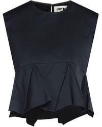 Maison Rabih Kayrouz - Top Cotton, Polyester - Lyst
