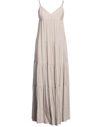 White Wise - Wise Maxi Dress Viscose, Linen - Lyst