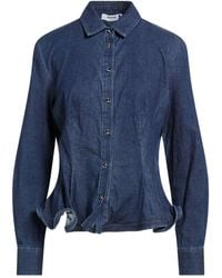 Please - Denim Shirt Cotton, Elastane - Lyst
