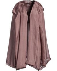 Rick Owens - Overcoat & Trench Coat Silk - Lyst