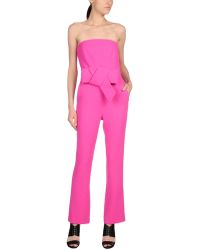 Damen Bekleidung Jumpsuits und Overalls Lange Jumpsuits und Overalls LAutre Chose Wolle Freizeitanzug in Pink 