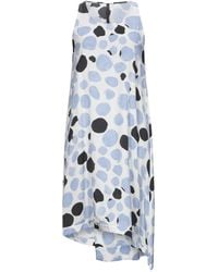 Manila Grace - Midi Dress Viscose - Lyst