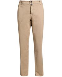 Luigi Borrelli Napoli - Pants Cotton, Elastane - Lyst