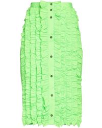MSGM - Midi Skirt - Lyst