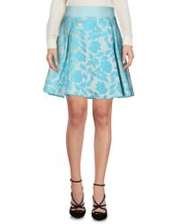 Pinko Jupe au genou - Bleu