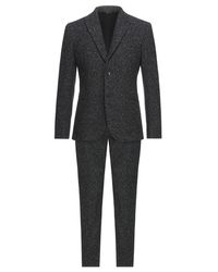 Grey Daniele Alessandrini Suit - Black