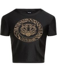 Just Cavalli - T-Shirt - Lyst