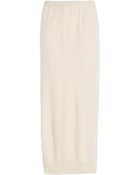 Antonelli - Ivory Maxi Skirt Wool, Silk, Cashmere - Lyst