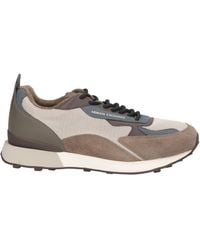 ARMANI EXCHANGE - Sneakers Leather, Textile Fibers - Lyst